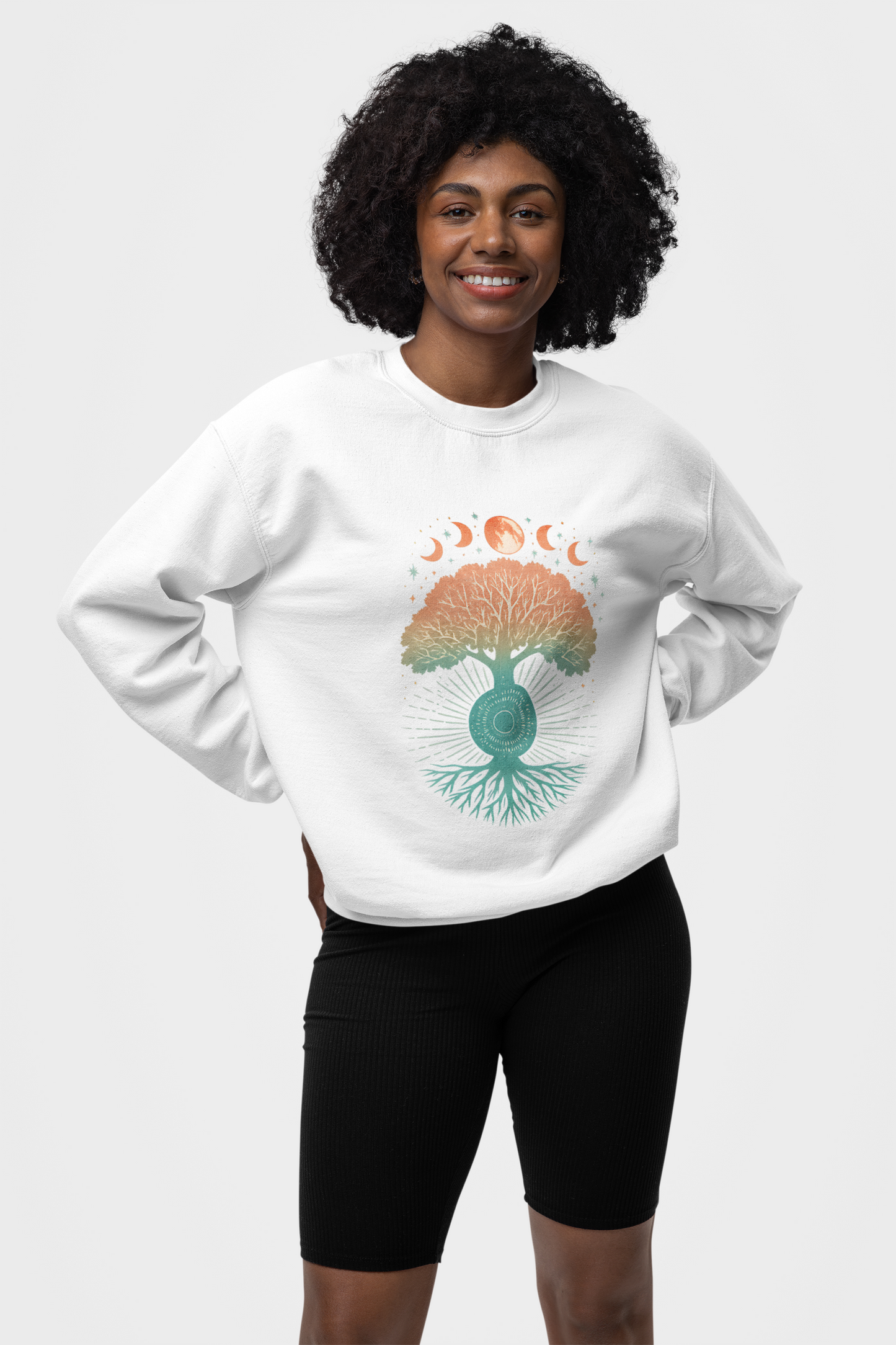 Mystical Tree of Life - Mandala Roots Sweater