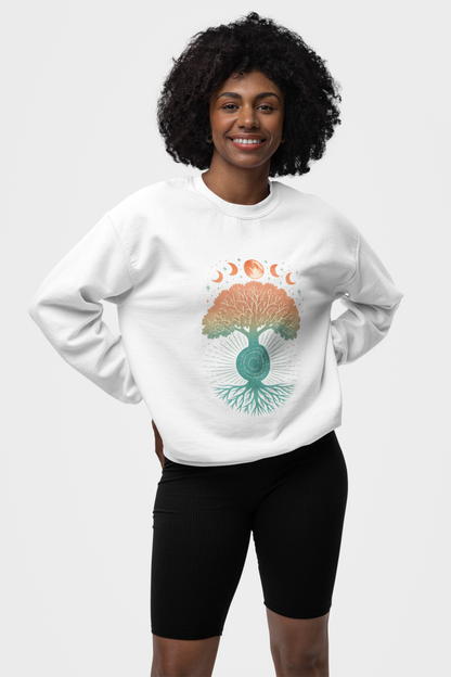 Mystical Tree of Life - Mandala Roots Sweater