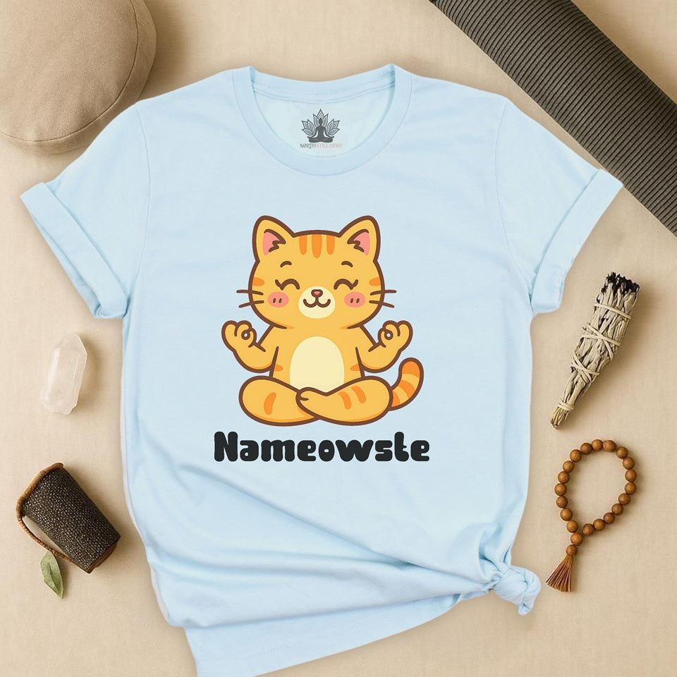 Kawaii Cat Yoga – Nameowste Tee