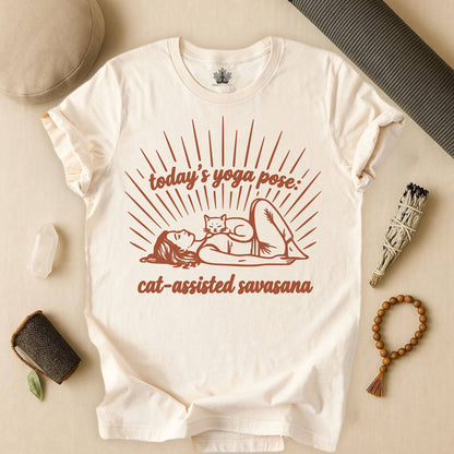 Today's Yoga Pose - Cat Assisted Savasana Tee