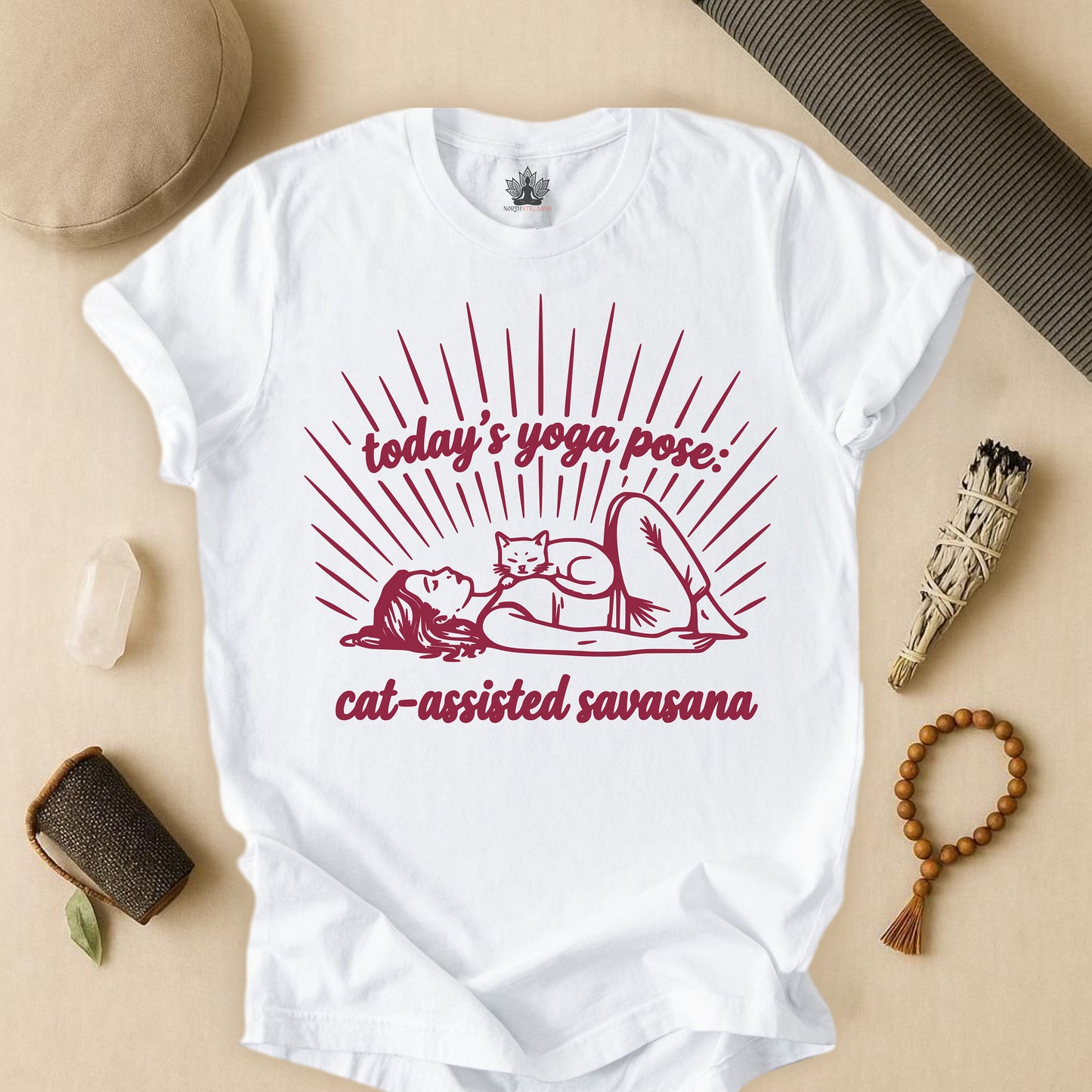 Today's Yoga Pose - Cat Assisted Savasana Tee