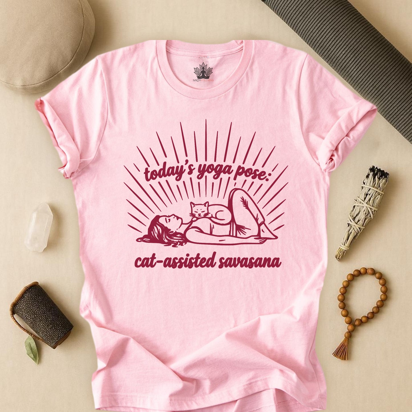 Today's Yoga Pose - Cat Assisted Savasana Tee