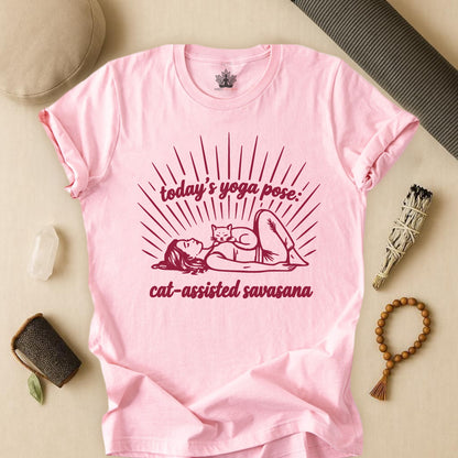 Today's Yoga Pose - Cat Assisted Savasana Tee