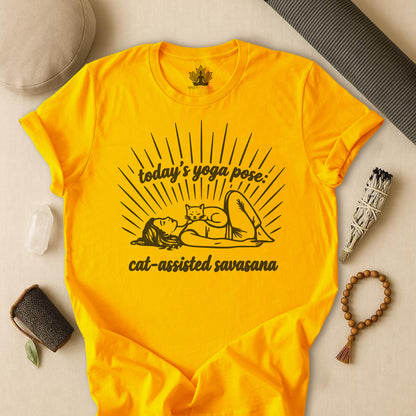 Today's Yoga Pose - Cat Assisted Savasana Tee