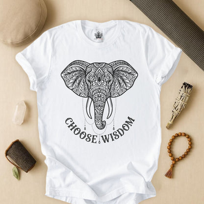 Elephant Mandala Art Tee