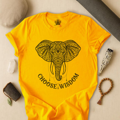 Elephant Mandala Art Tee