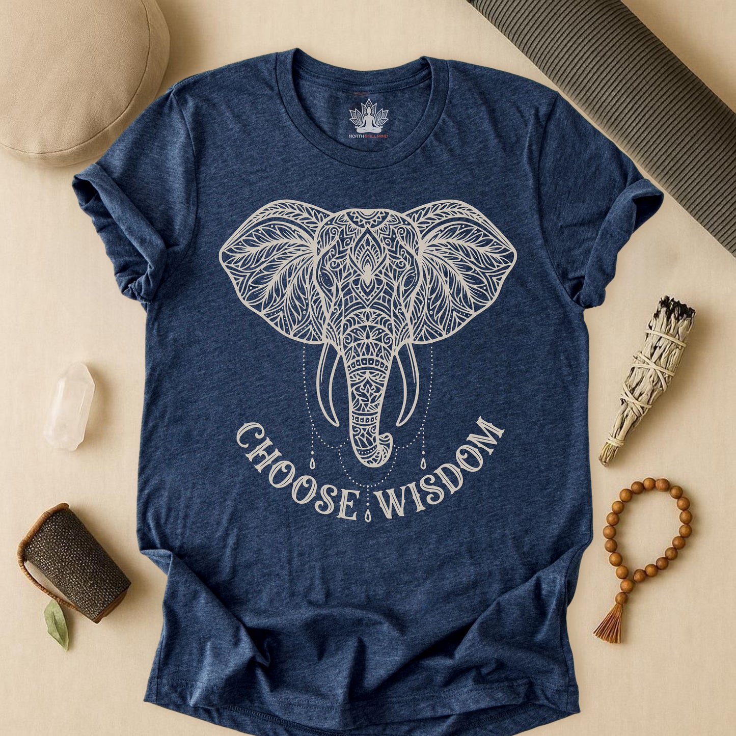 Elephant Mandala Art Tee