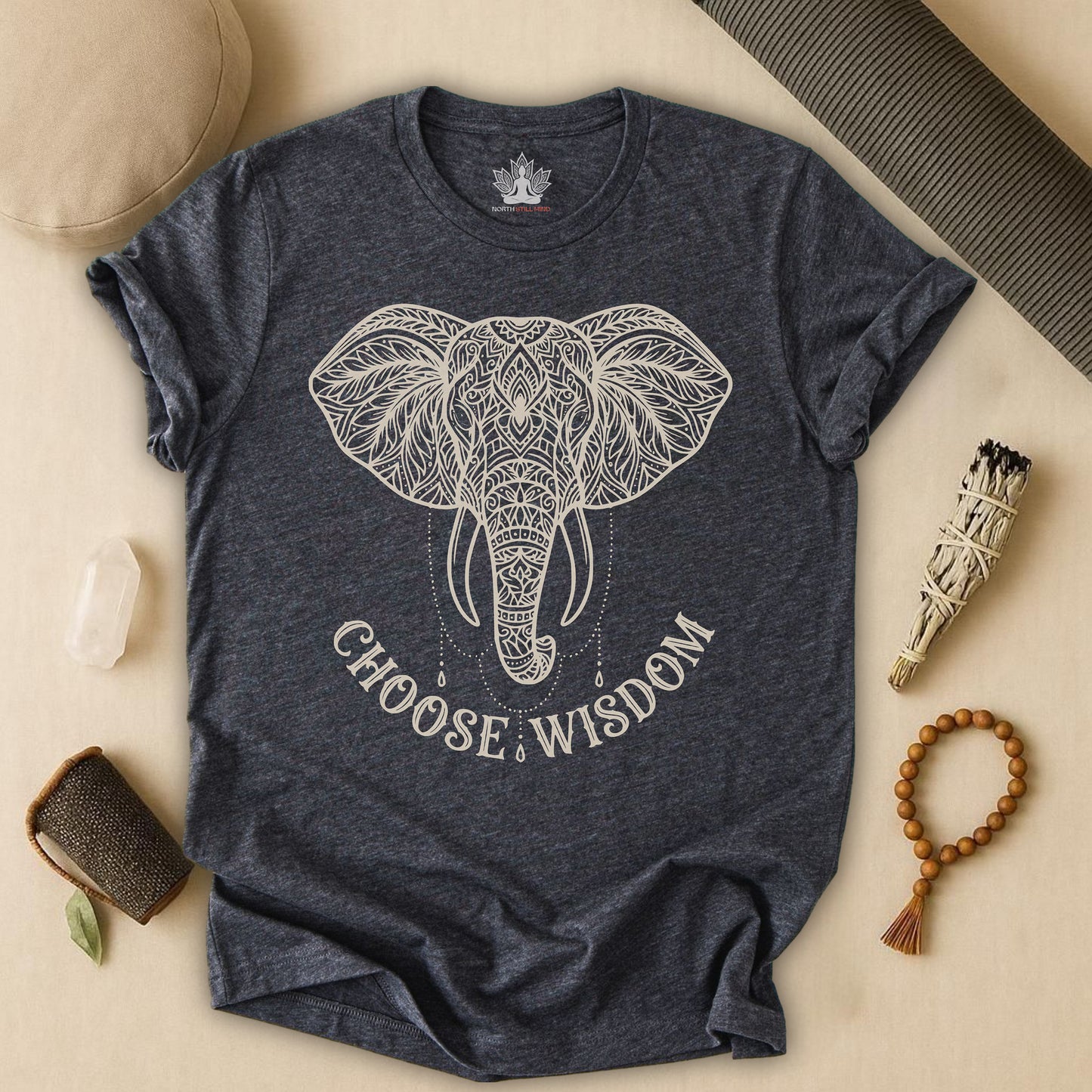 Elephant Mandala Art Tee