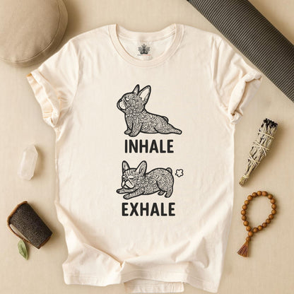 Frenchie Inhale Exhale Tee