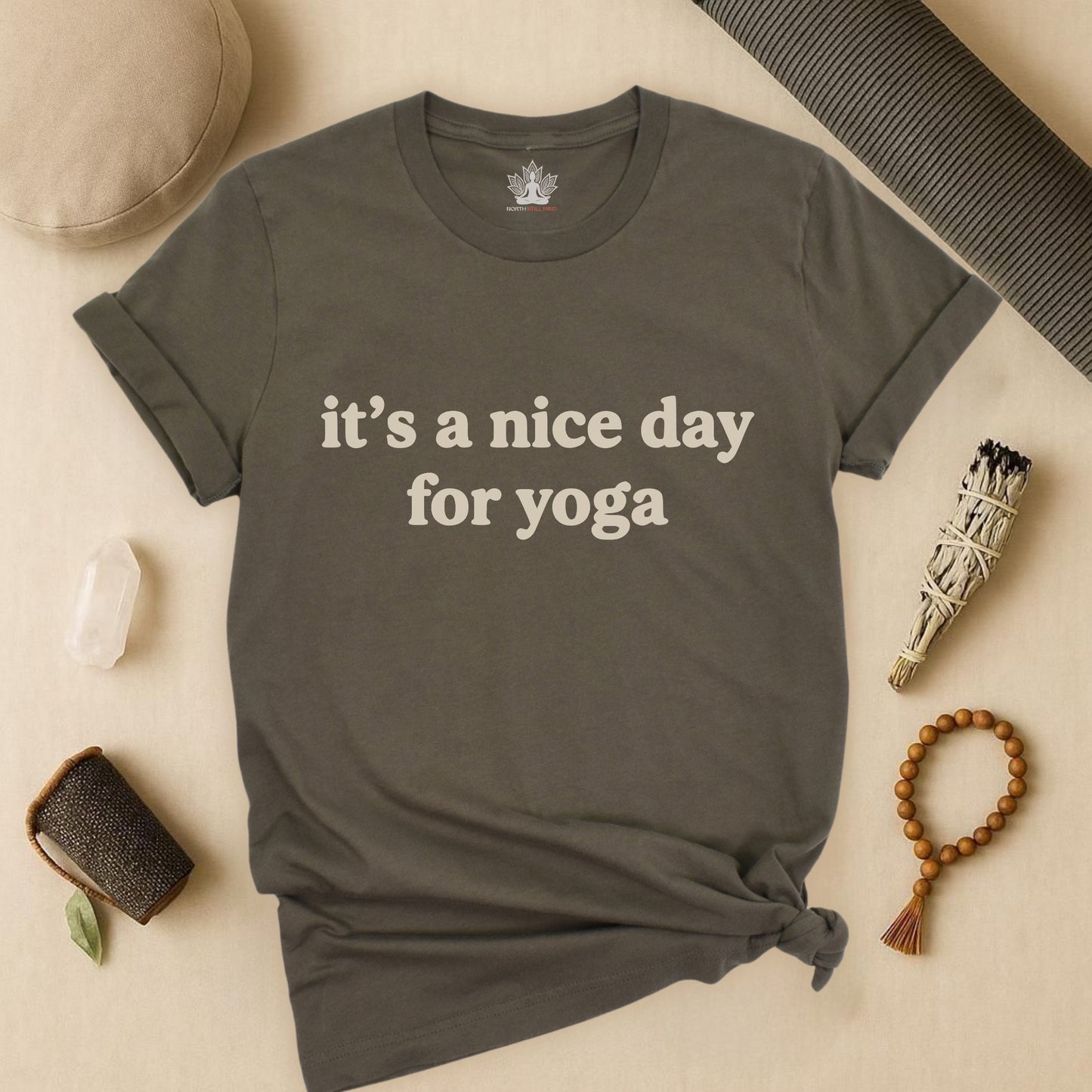 It's A Nice Day For Yoga – Minimalist Tee