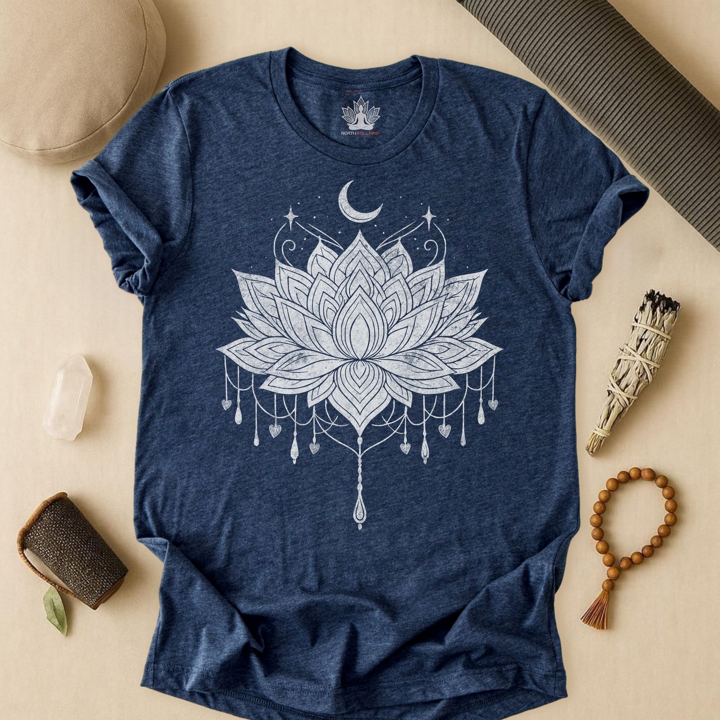 Vintage Moon Lotus Tee