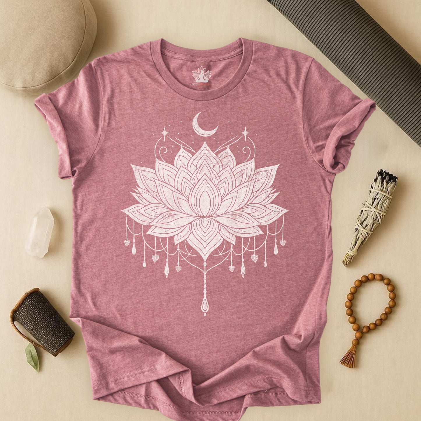 Vintage Moon Lotus Tee