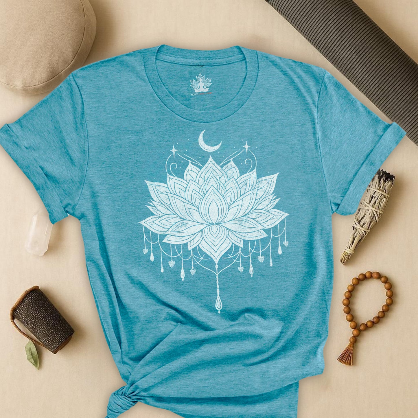 Vintage Moon Lotus Tee