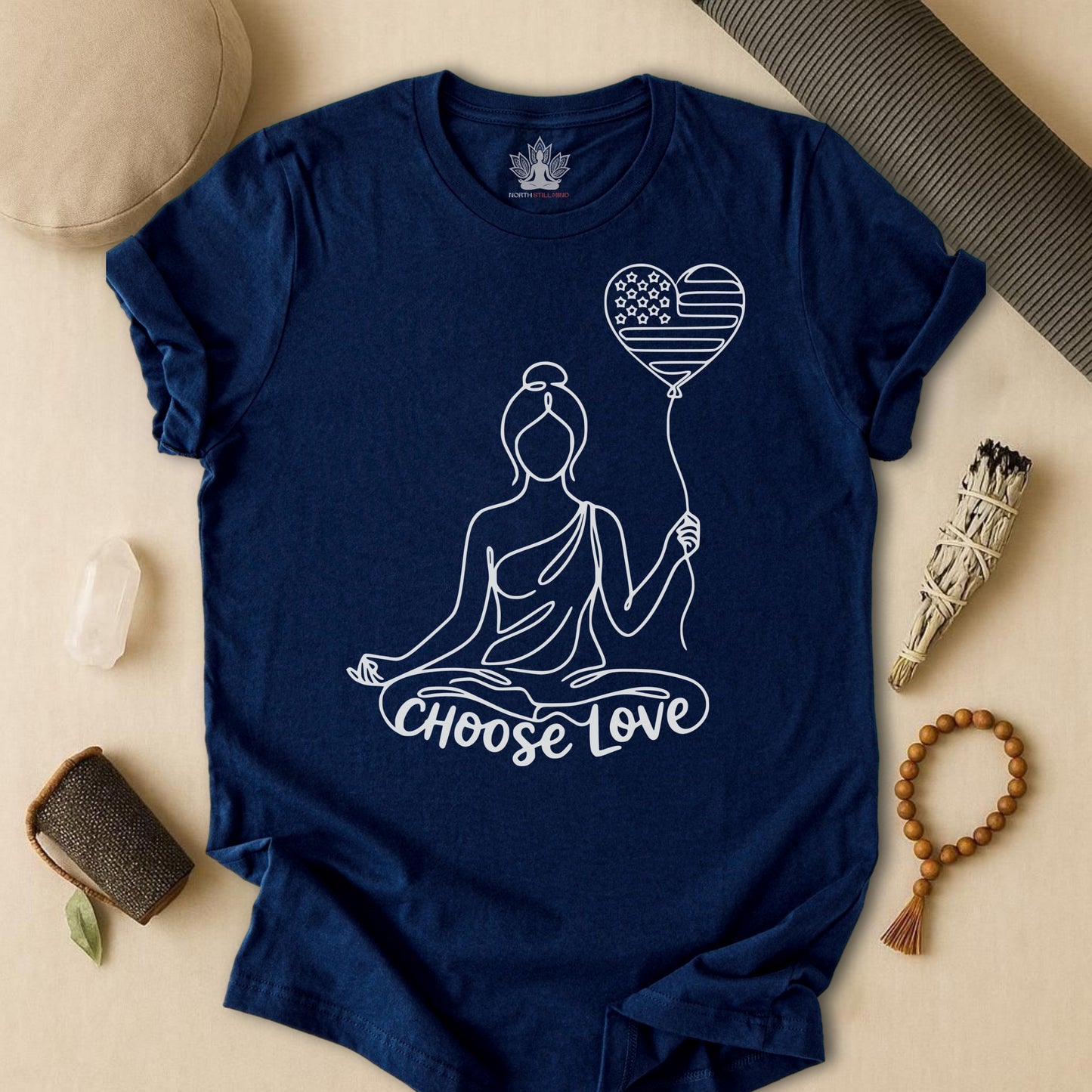 Choose Love – Peace & Kindness Yoga Tee