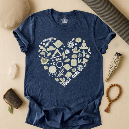 Yoga Girl Boho Heart Tee
