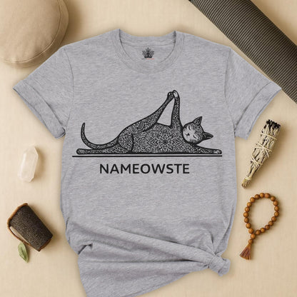 Nameowste – Mandala Yoga Cat Tee