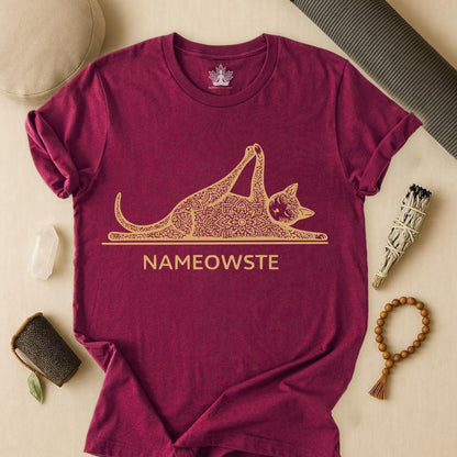 Nameowste – Mandala Yoga Cat Tee