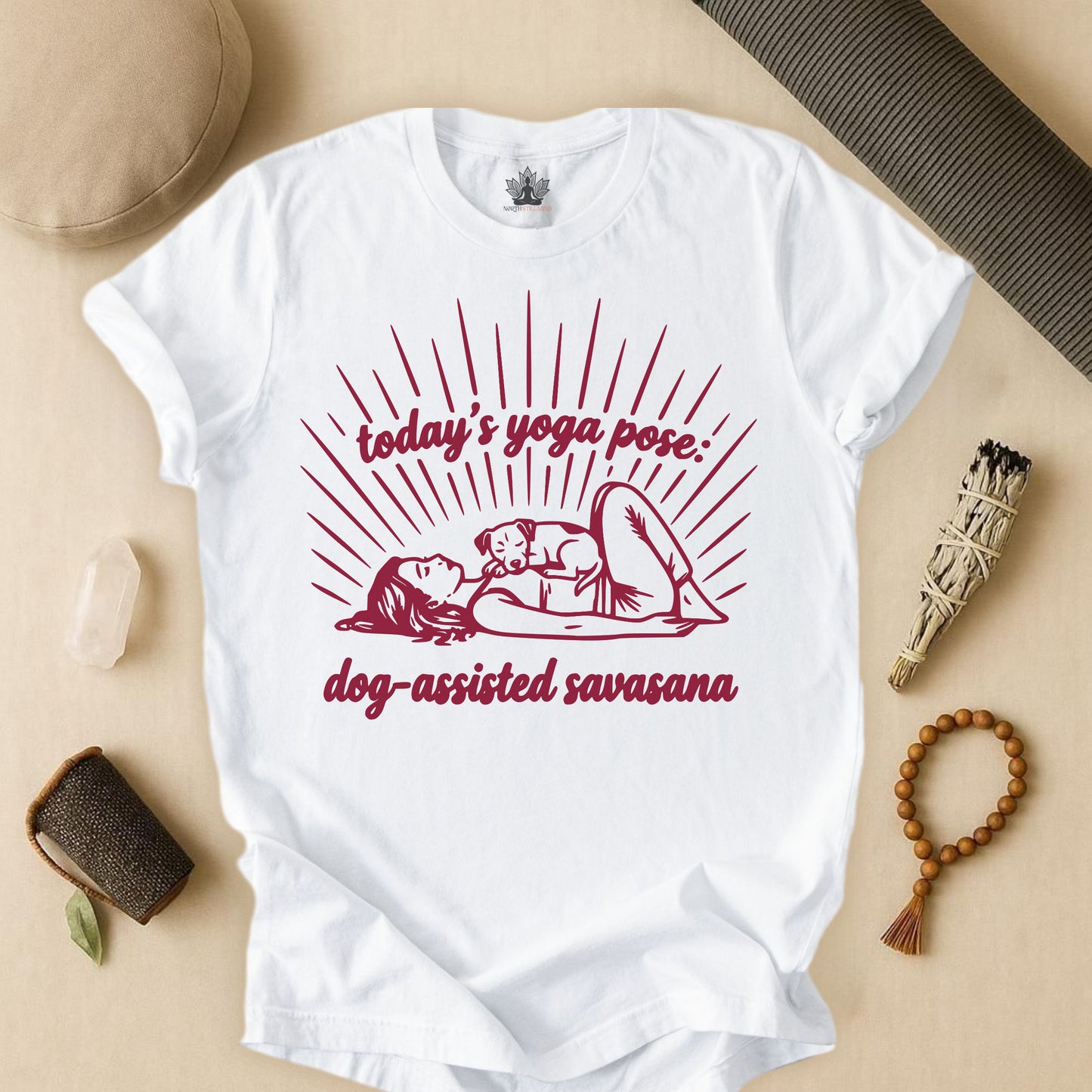 Today's Yoga Pose - Dog Assisted Savasana Tee