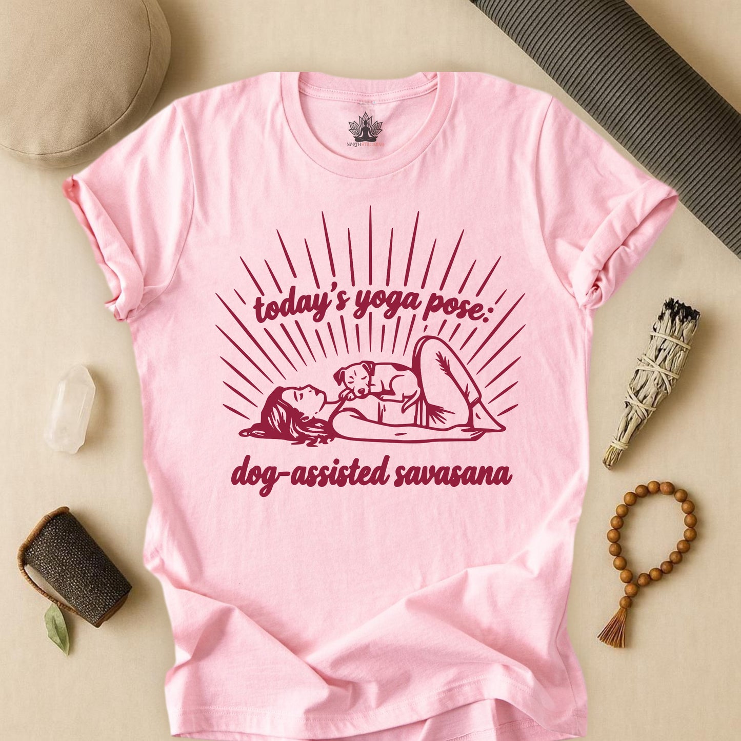 Today's Yoga Pose - Dog Assisted Savasana Tee