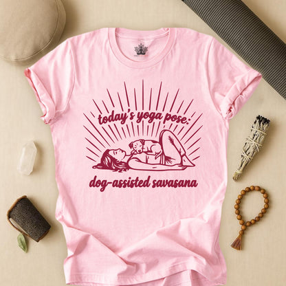 Today's Yoga Pose - Dog Assisted Savasana Tee
