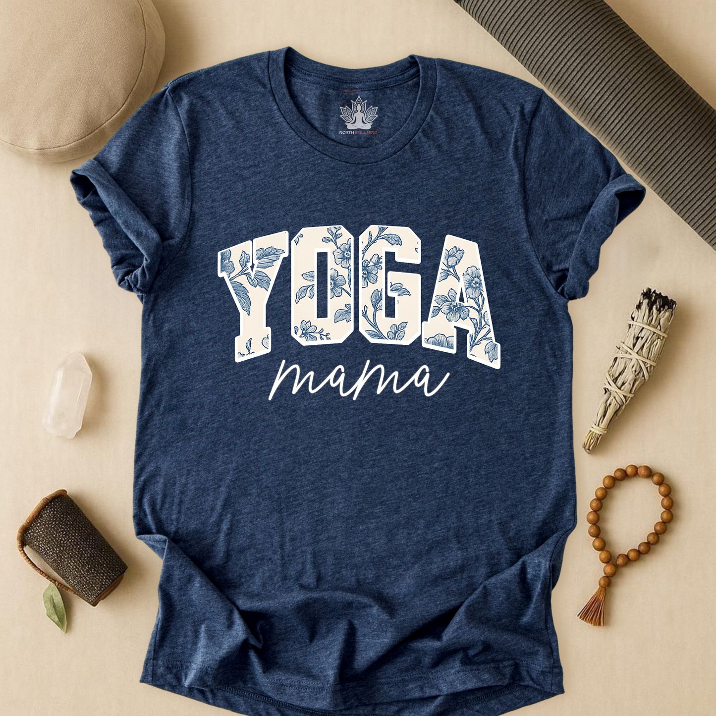 Floral Yoga Mama – Motherhood & Mindfulness Tee