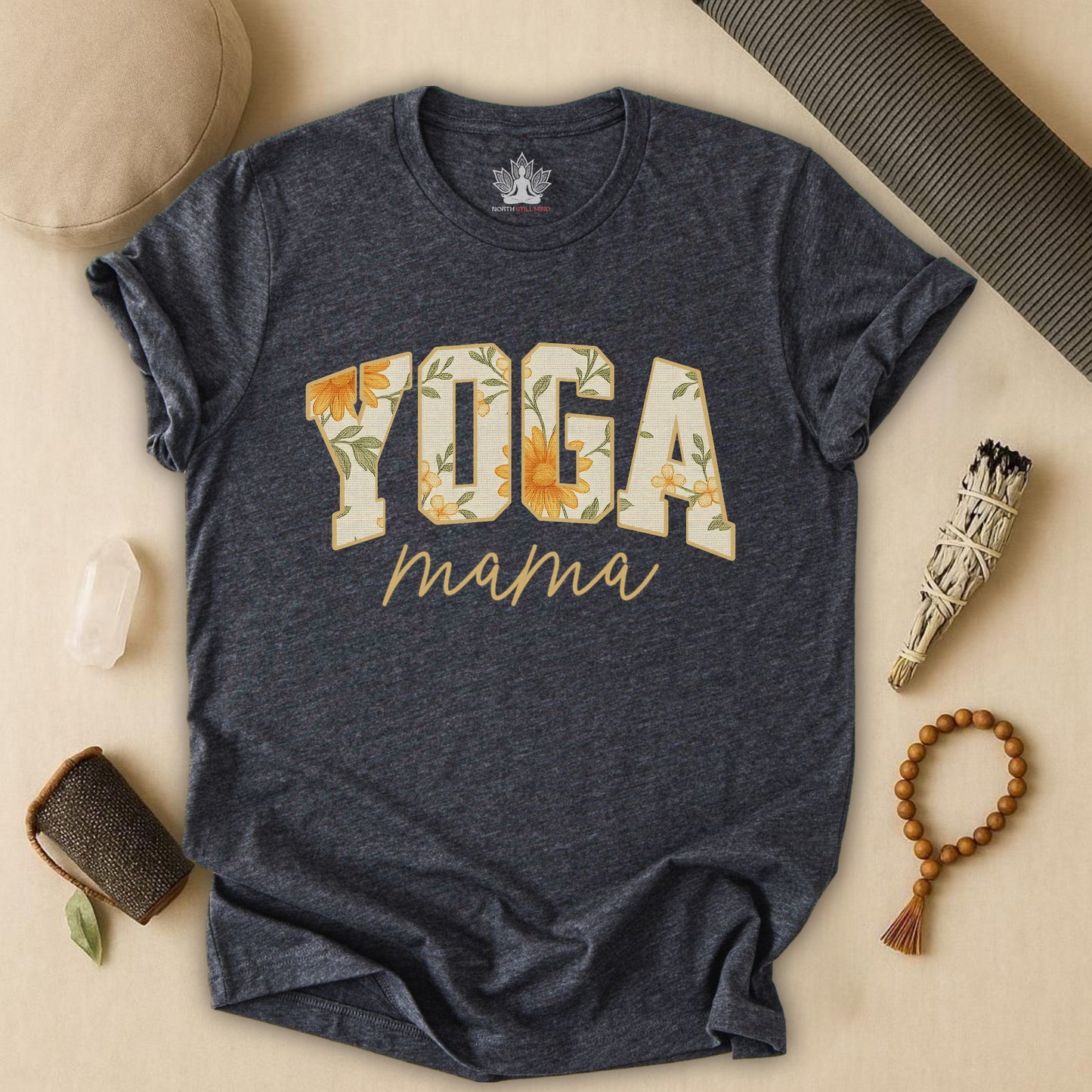 Floral Yoga Mama – Motherhood & Mindfulness Tee