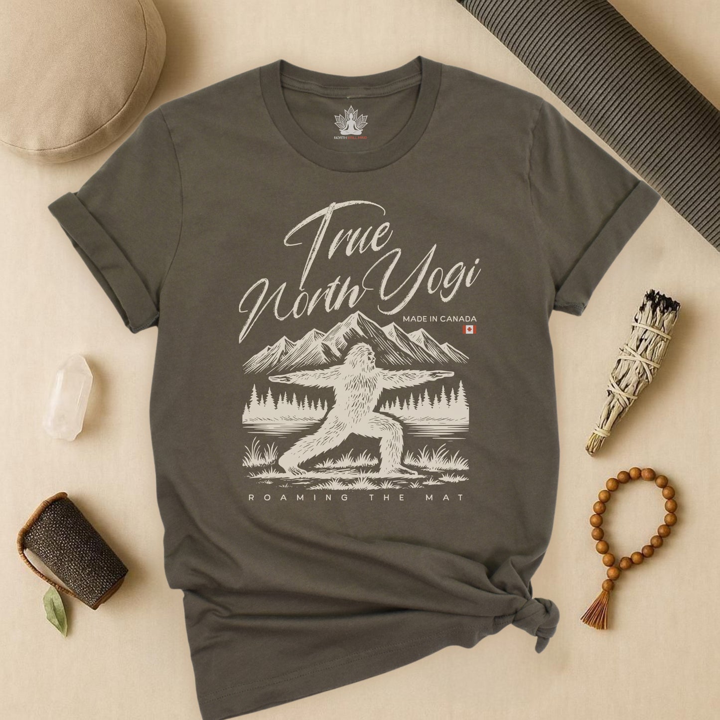 True North Yogi – Sasquatch Warrior Yoga Tee