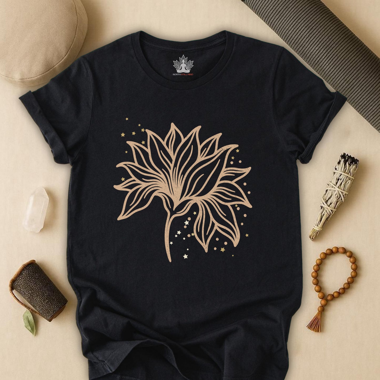 Mystic Lotus Bloom – Calm Energy Tee