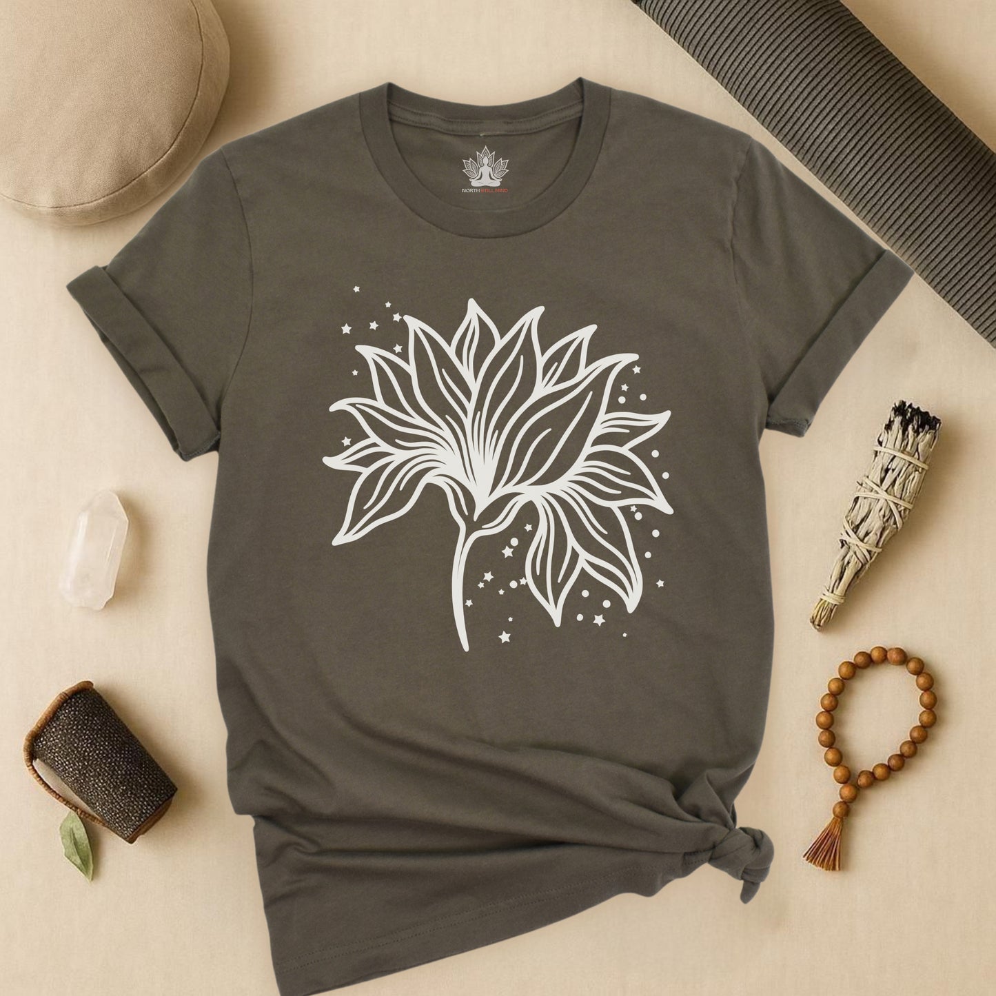 Mystic Lotus Bloom – Calm Energy Tee
