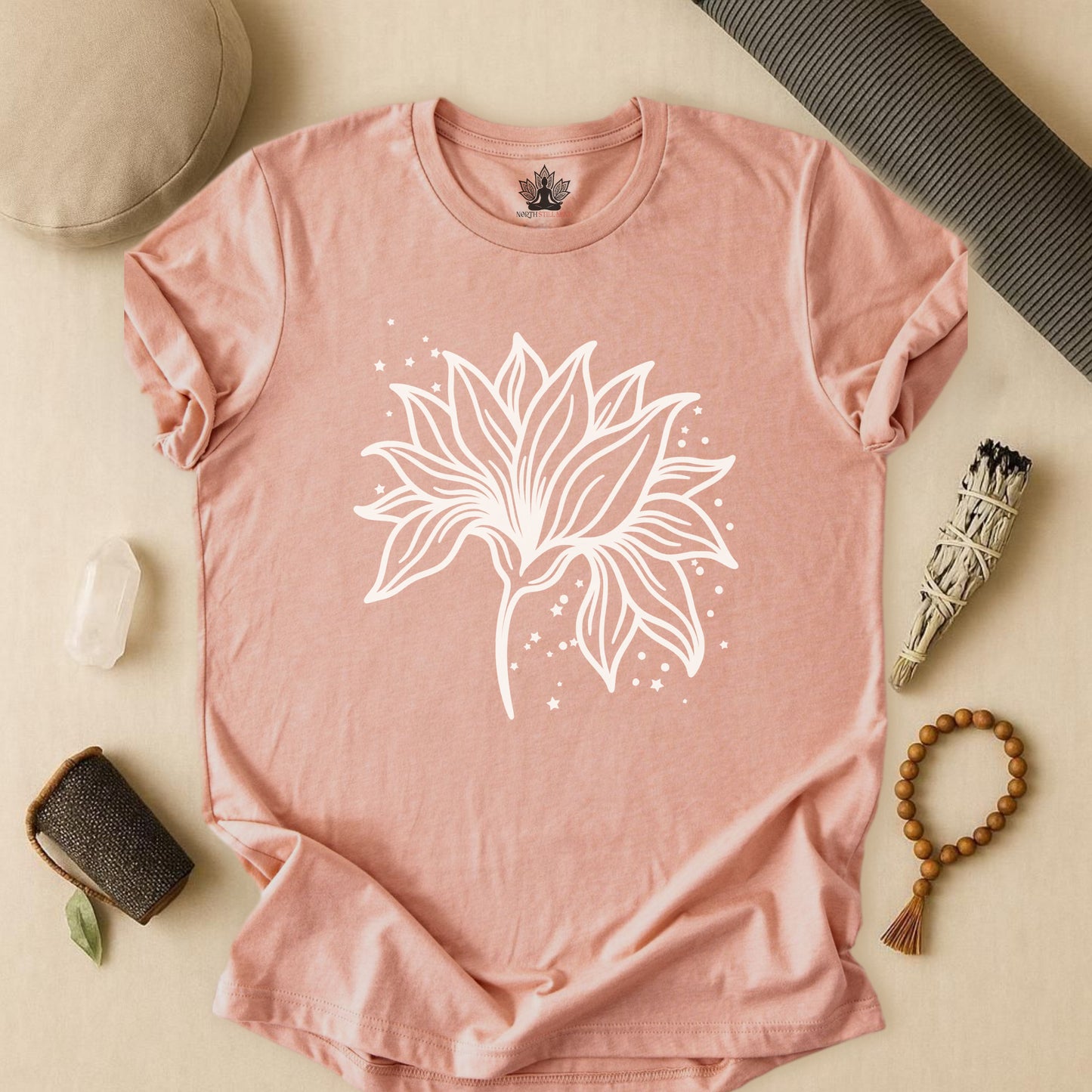 Mystic Lotus Bloom – Calm Energy Tee