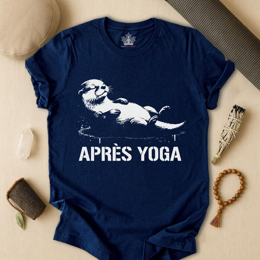 Après Yoga Loutre en Savasana