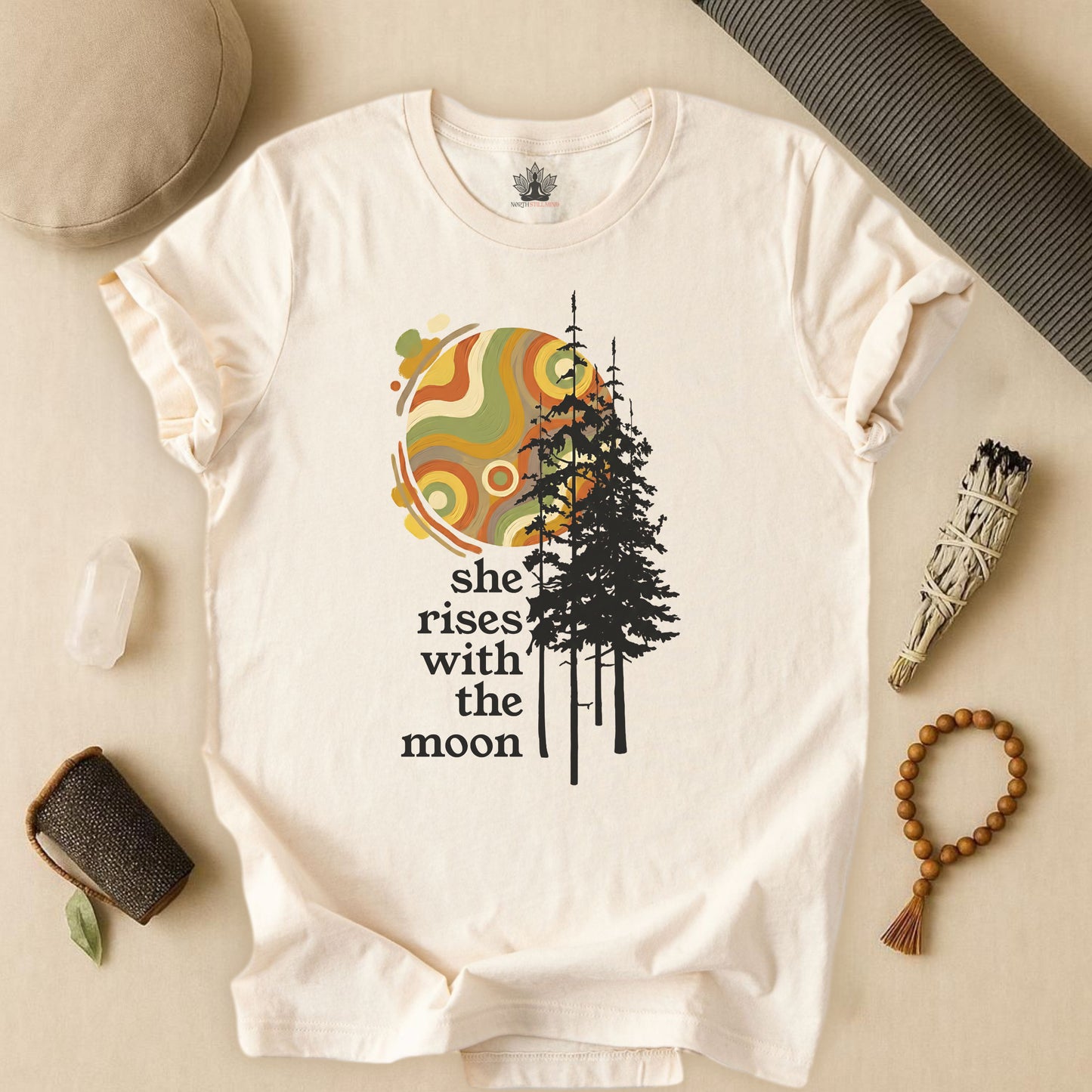 She Rises With The Moon Tee