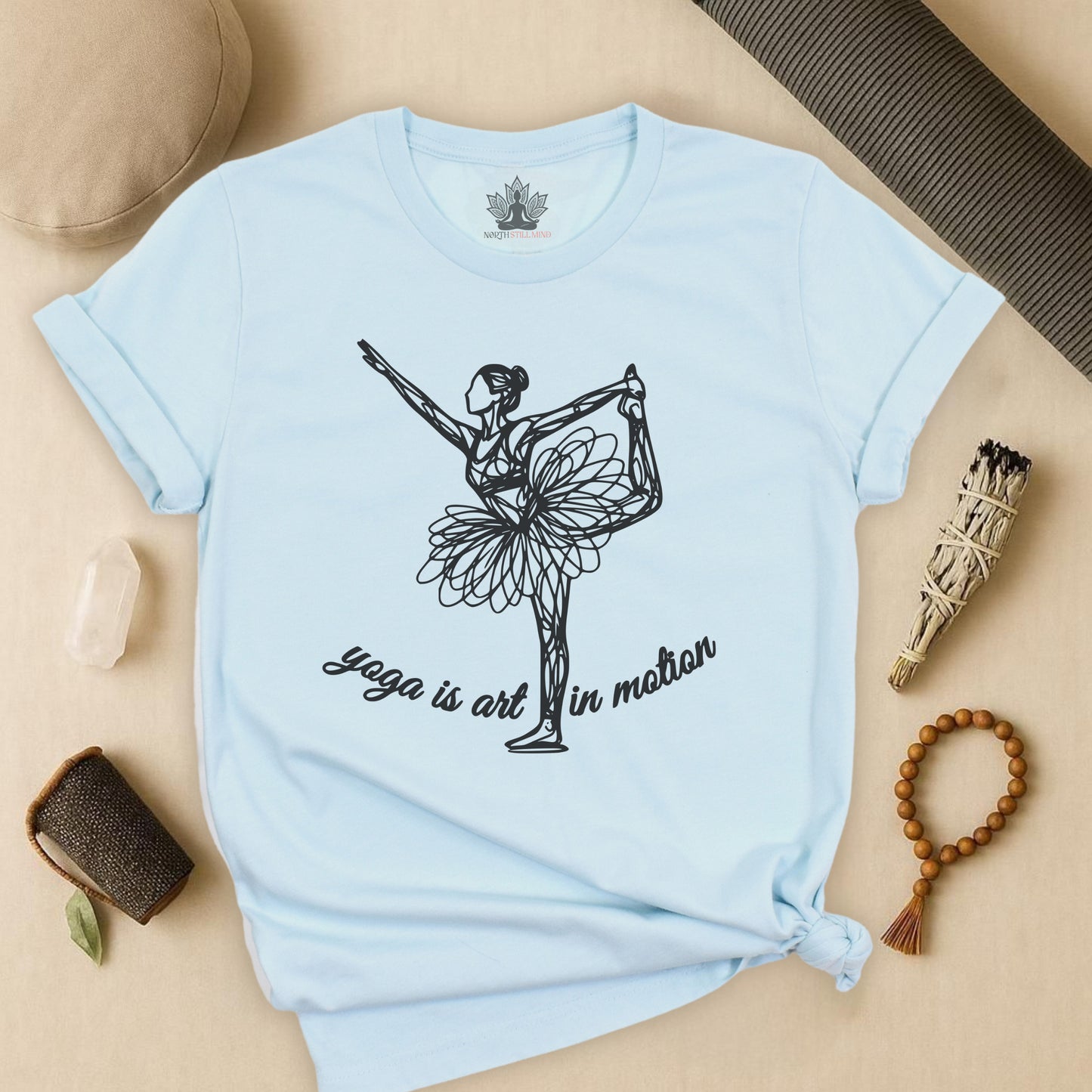 Yoga Is Art In Motion Tee