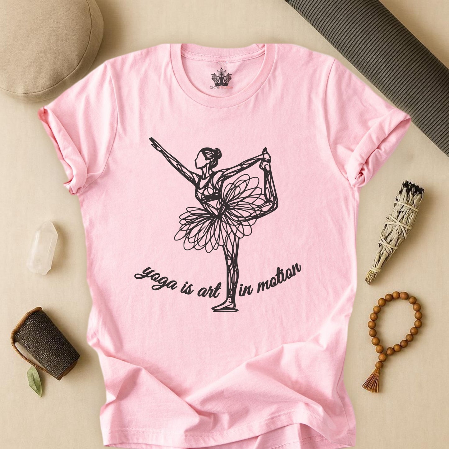 Yoga Is Art In Motion Tee