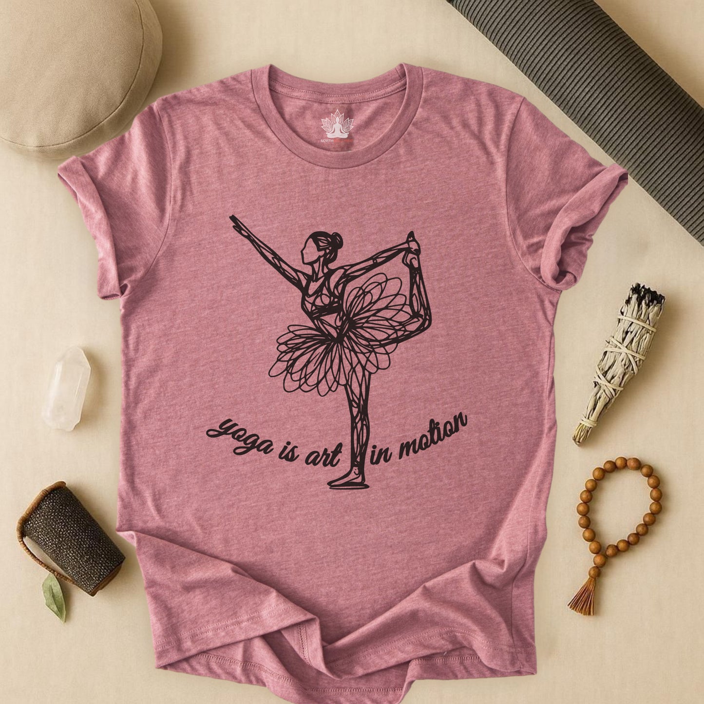 Yoga Is Art In Motion Tee