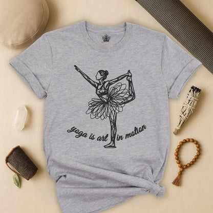 Yoga Is Art In Motion Tee