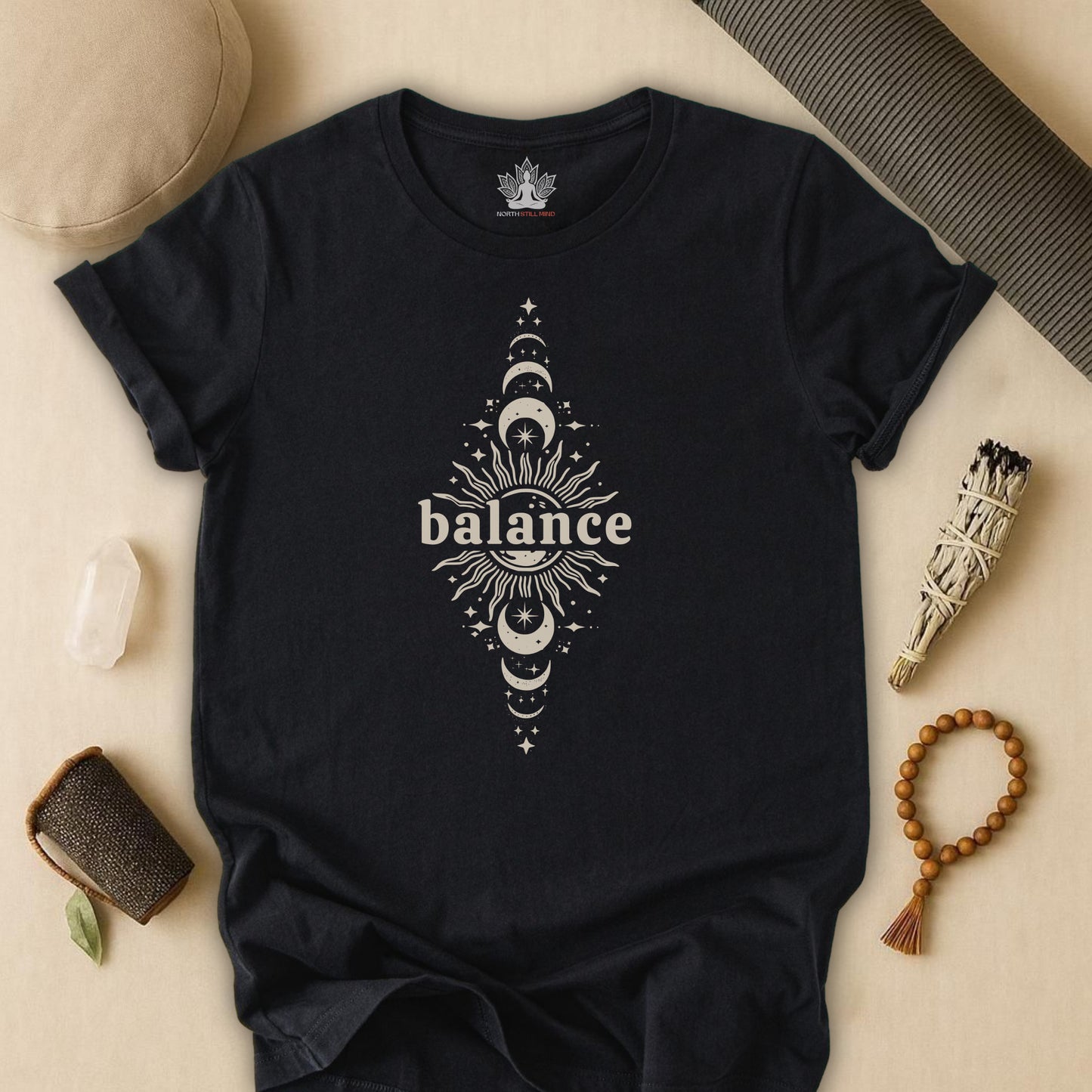 Balance Moon Phases & Sun Tee