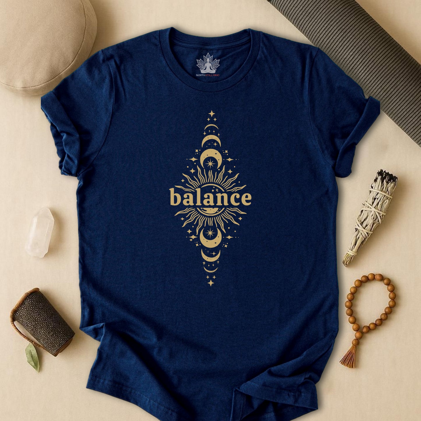Balance Moon Phases & Sun Tee