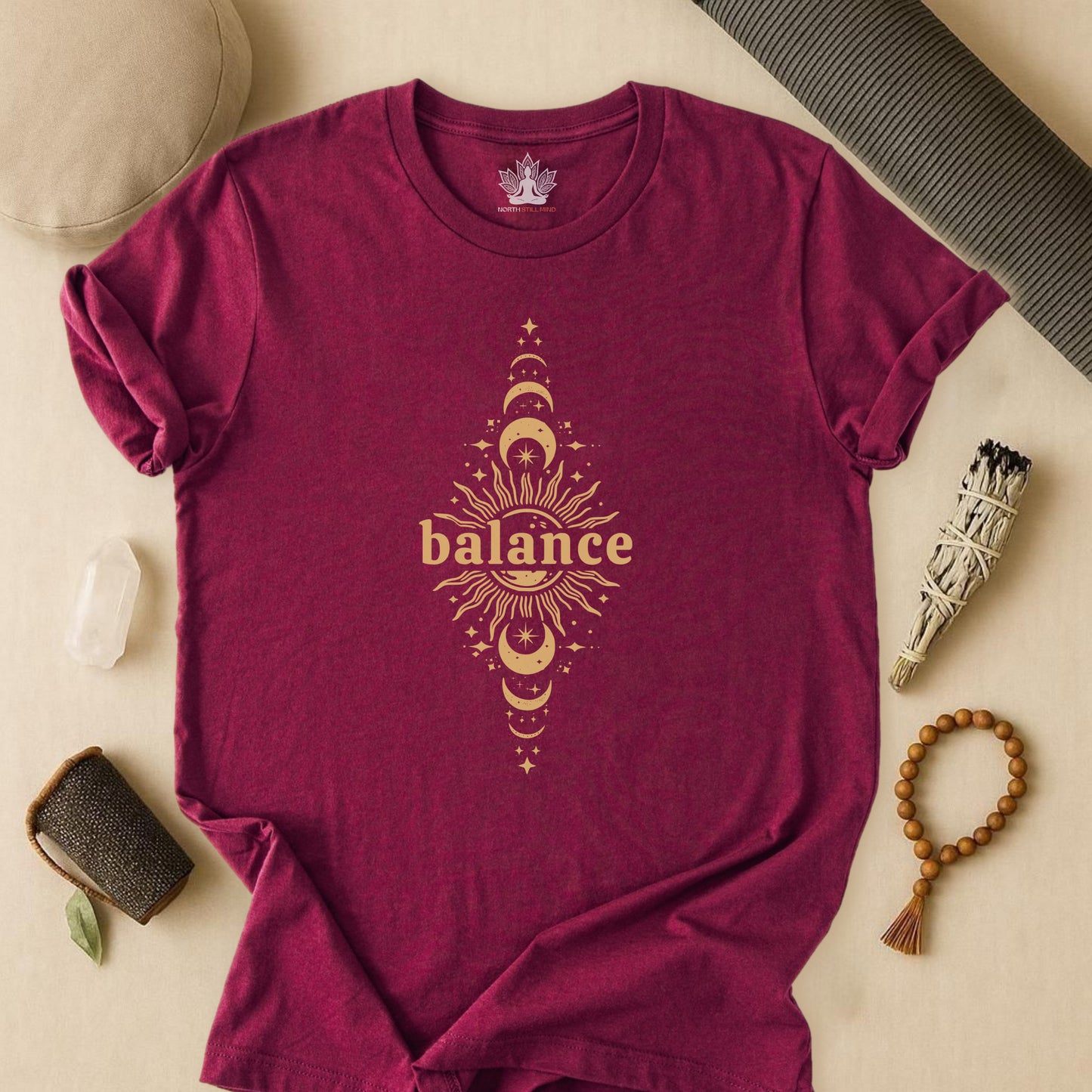 Balance Moon Phases & Sun Tee