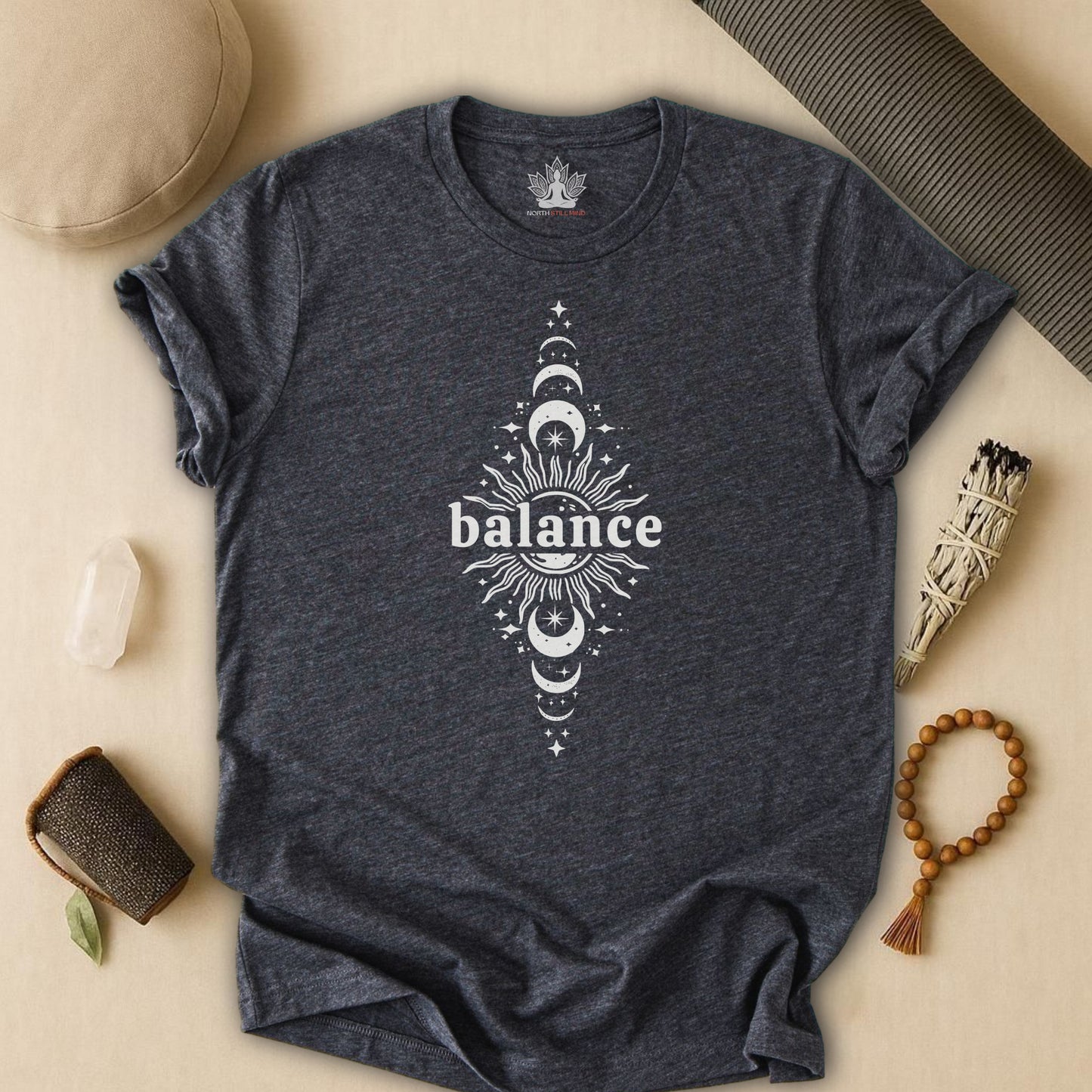 Balance Moon Phases & Sun Tee