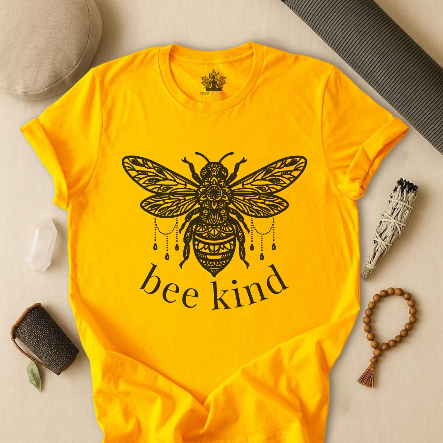 Bee Kind Mandala Tee