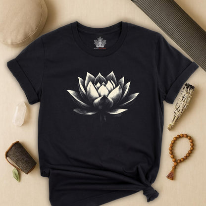 Lotus Shadow Art Tee