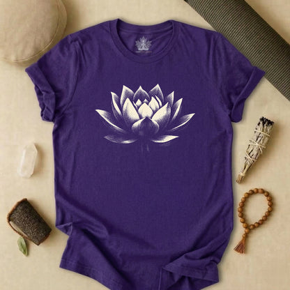 Lotus Shadow Art Tee