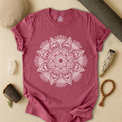 Dragonflies & Flowers Mandala