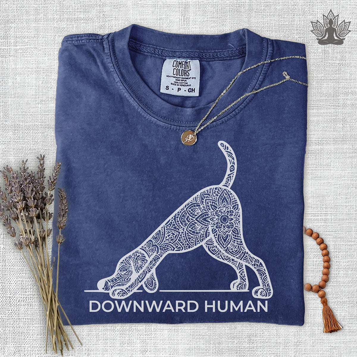Downward Human Comfort Colors Tee