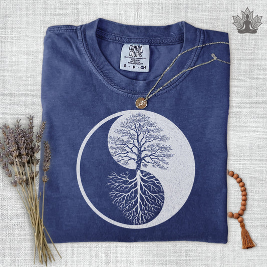 Yin Yang Tree Of Life Comfort Colors Tee