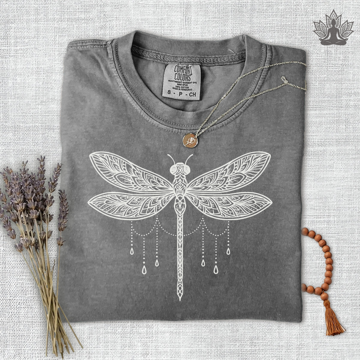 Mandala Dragonfly Comfort Colors Tee