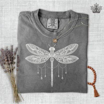 Mandala Dragonfly Comfort Colors Tee