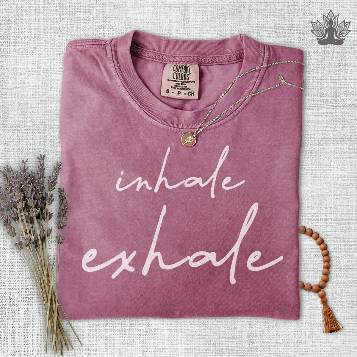 Inhale Exhale Comfort Colors Tee