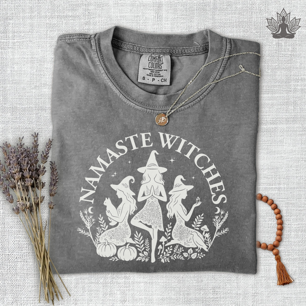 Namaste Witches Comfort Colors Tee